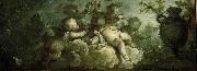 Dirk van der Aa Playing Putti on Clouds France oil painting artist